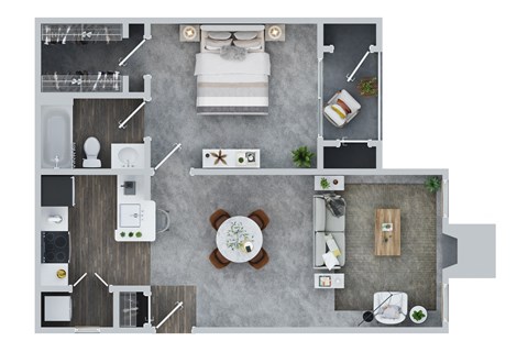 1 BED - 1 BATH | Warner West at Town Walk at Hamden Hills, Hamden, CT